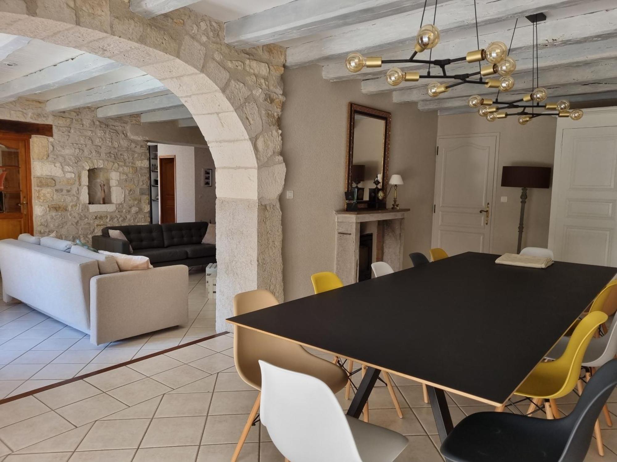 Lavans-sur-Valouse Gite De L'Ancheronne 12 Couchages Spa מראה חיצוני תמונה